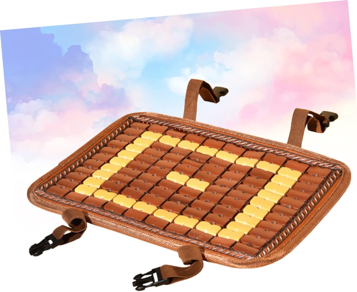 Bamboo Seat Summer Cooling Mat Breathable Chair Pad for Home and Office Use Dissipation Design Sofa