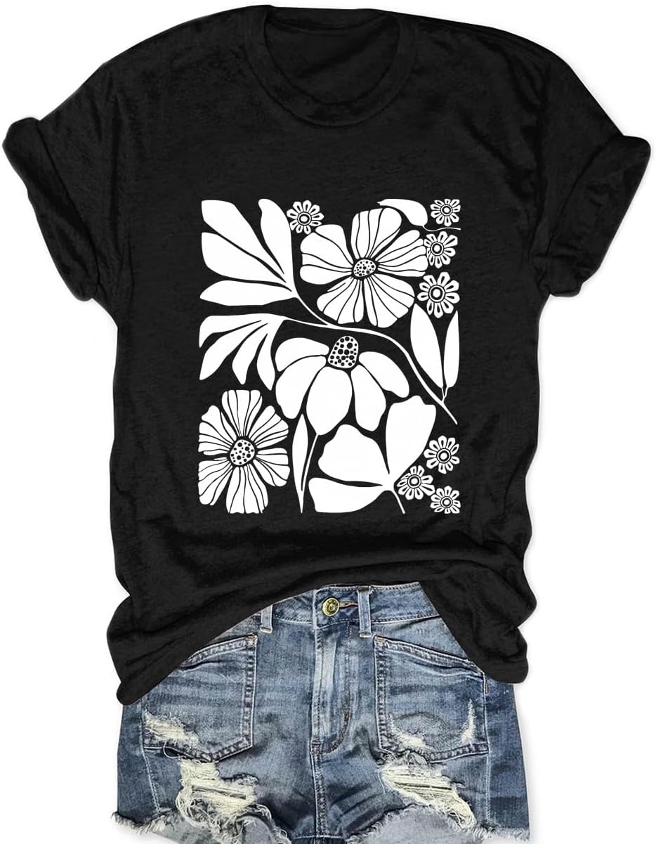 Sherry | Vintage Bohemian Floral Print Women's T-Shirt