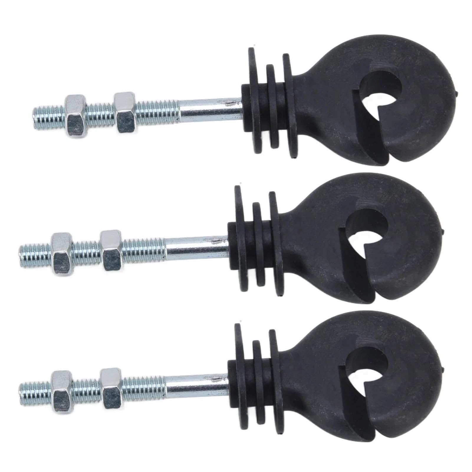 Isolatori Per Recinto Elettrico 50 pezzi M6 filettati for recinzione elettronica chiodi isolanti isolante elettrico vite for zootecnia