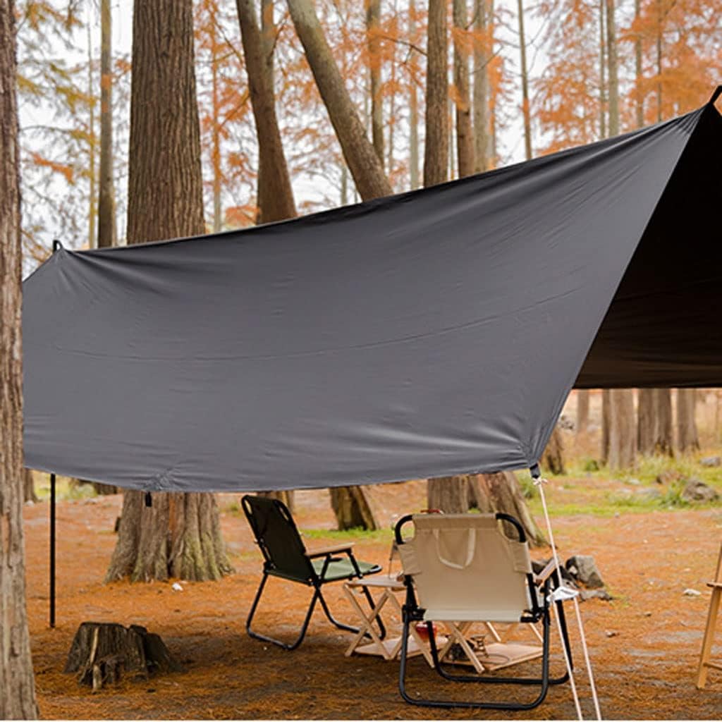 Tent Tarps Beach Awning Tarps Sun Shade Awning Canopy with Tarp Poles for Camping Picnic (Size : 300x400cm)
