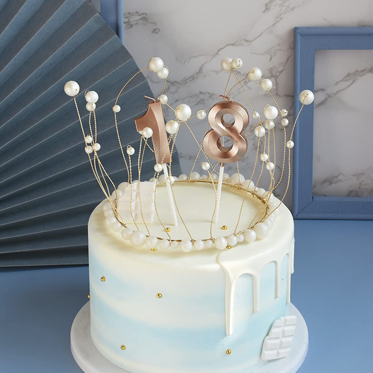 0 1 2 3 4 5 6 7 8 9 Candela Di Compleanno 1 Anno Candele Di Compleanno - Foto 12