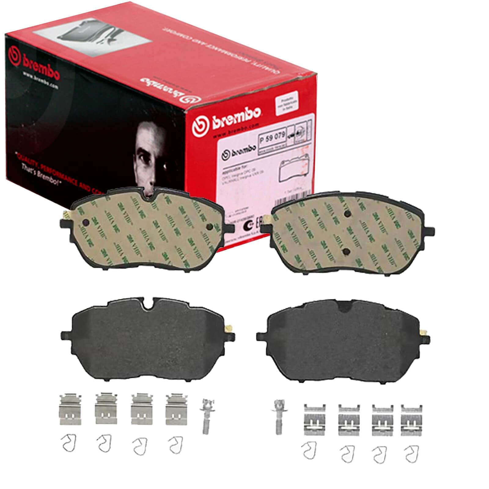 Zestaw Klocków Hamulcowych BREMBO P 61 128 przód