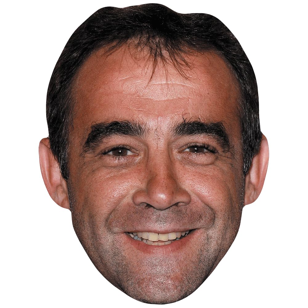 Michael Le Vell (Smile) Celebrity Mask, Flat Card Face, Fancy Dress Mask