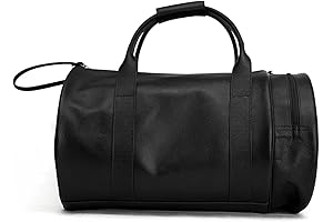 The Leather and Gothics Cowhide Weekender Bag: The Perfect Carry-On for Travel and Exercise