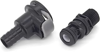 8838US6 Marine Universal Male Female Sprayless Connector for Boat Fuel Gas Tank