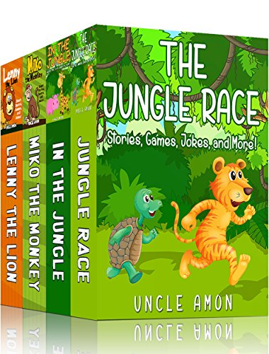 JUNGLE STORIES COLLECTION (4 Books in 1): Short Stories, Games, Activities, Jokes, and More! (Fun Time Reader)