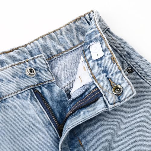 Pantalones vaqueros de verano bell bottom para niñas modernas 4