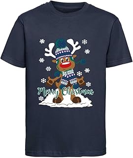 Style It Up Unisex Christmas Tshirts - Men Women Kids Novelty Christmas T-shirts in Red,Black & Grey - Christmas Graphic Tee of Dear Santa, Define Good - Festive Holiday Gifting for Friends and Family