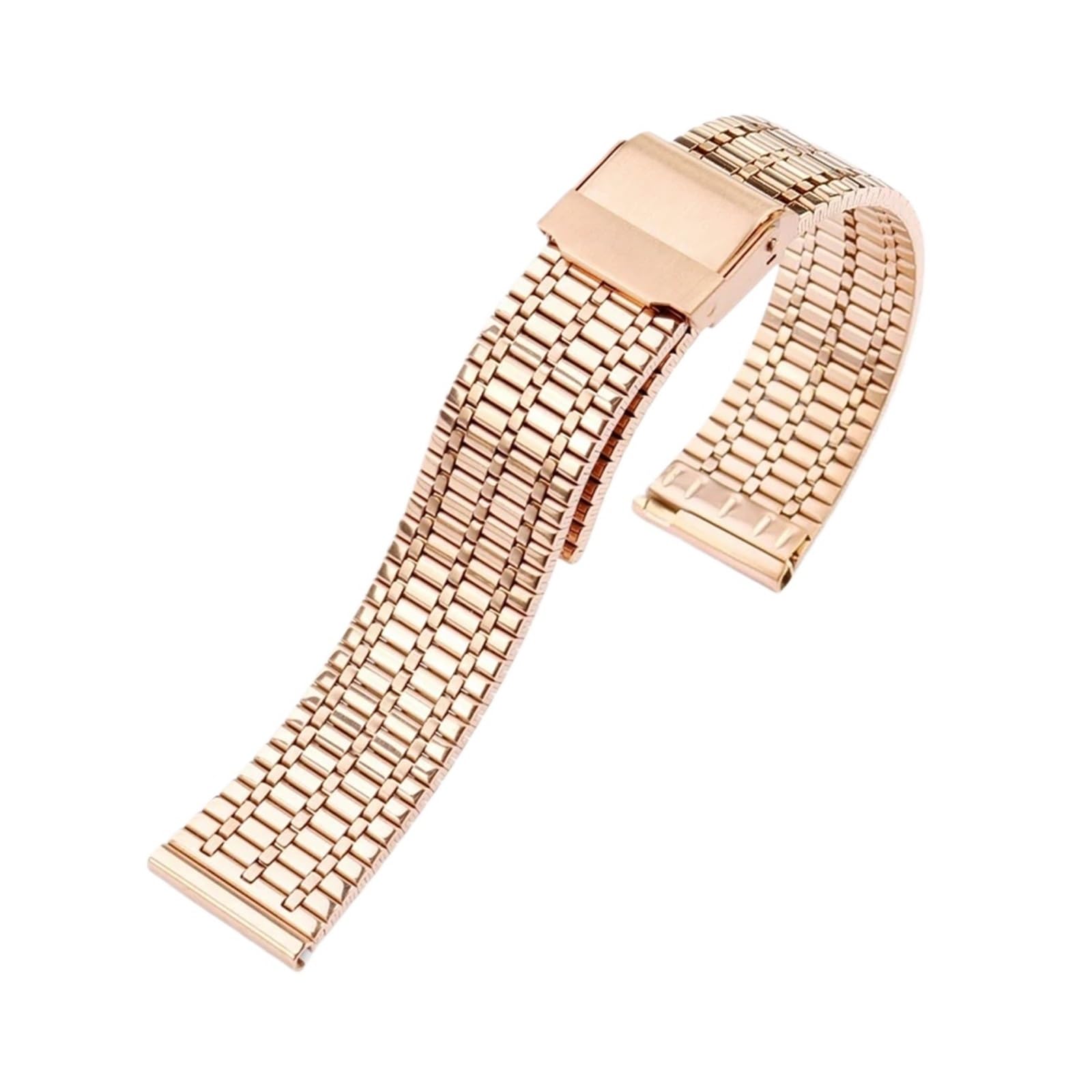 Men's Mesh Strap Compatible With GT/2/3 Metal Steel Strap Color Block WatchChain 20/22mm(Rose Gold,18mm-width)