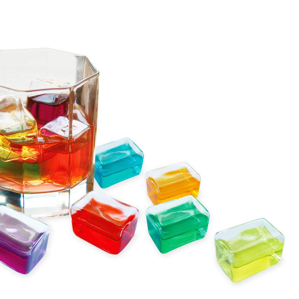 Contento 646086 Eiswrfel aus Glas, 6-er Set, bunt gefllt : Amazon.de:  Kche, Haushalt & Wohnen