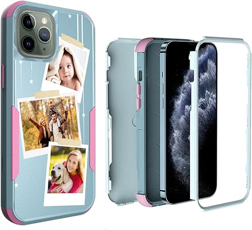 Vista 73 de Funda de teléfono con fotos personalizada para iPhone 11 Pro Max, diseño de collage de imágenes personalizadas, fundas personalizadas para impactos