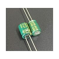 Vista 1 de 10 unids 22uF 100V Sanyo AX Series 0.315x0.453 in 100V22uF Condensador electrolítico de baja impedancia LongLife