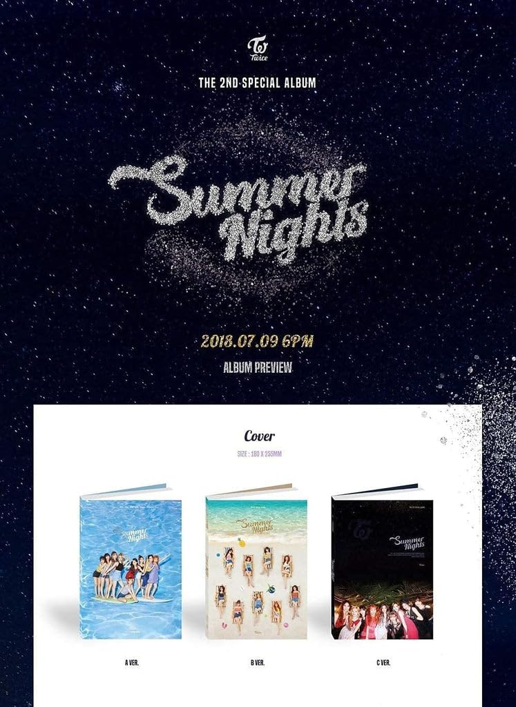 Twice - 2nd Special Album Summer Nights CD (3 versions SET)