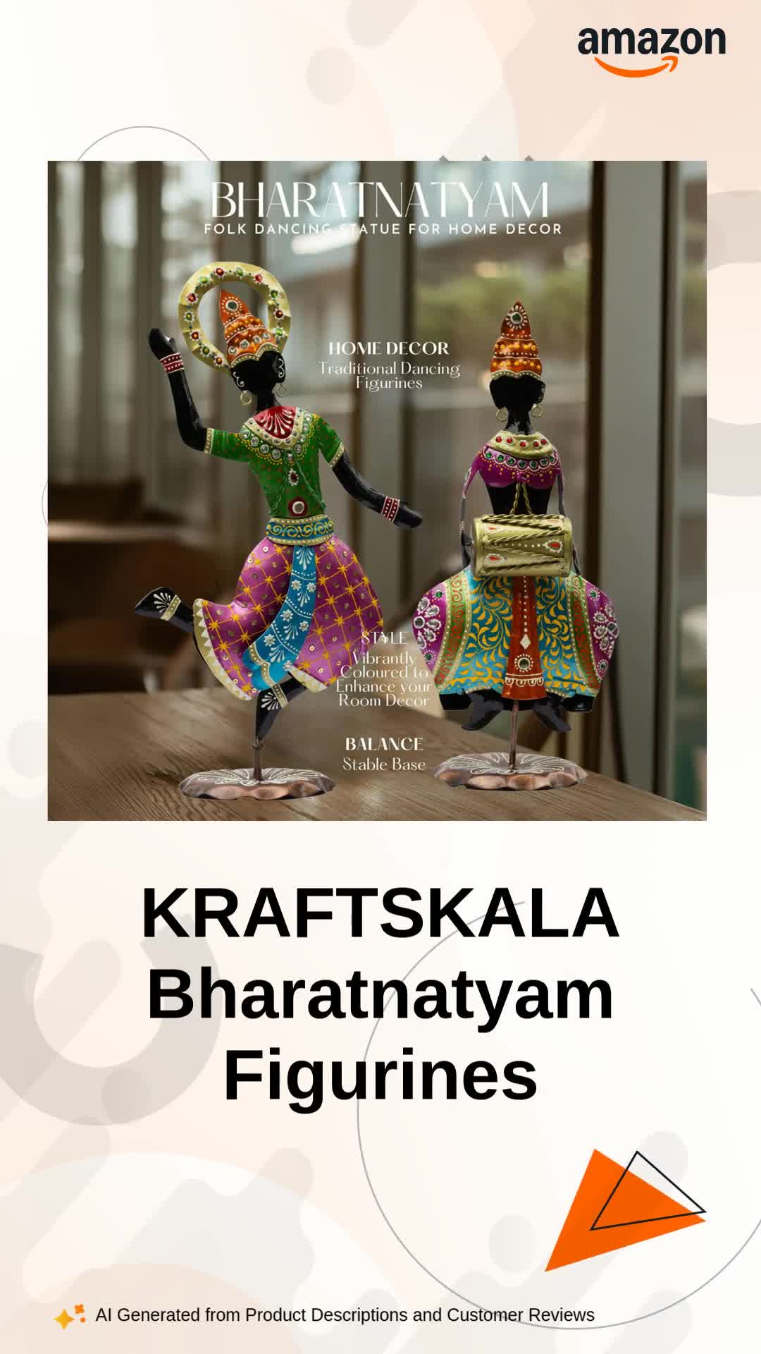 Buy KRAFTSKALA Exquisite Handcrafted Antique Dancer Figurines