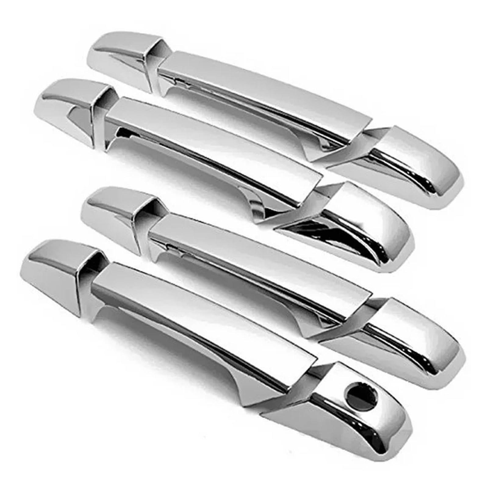 Pacsci One Color Car Outer Door Handle For Chevy For Silverado For Gmc For Sierra For 1500 2500 3500 For Yukon For Xl For Escalade Chrome Outside Door Handle Cover Trims