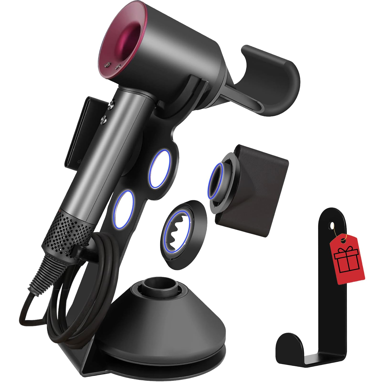 Dyson Supersonic ヘアドライヤー スタンド＆専用ケース付き Amazon.com: Lasvea Hair Dryer Holder for Dyson Supersonic,Pure