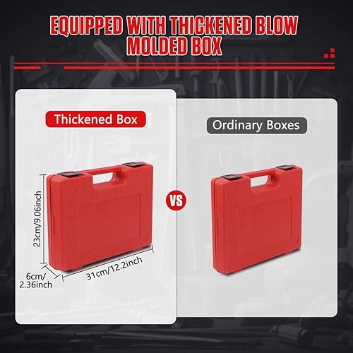 Miniatura 8 de Juego de 48 piezas de reparación de roscas, UNCUNFKit de restauración de roscas métricas, con 24 troqueles de reenhebrado, 22 grifos de reenhebrado,