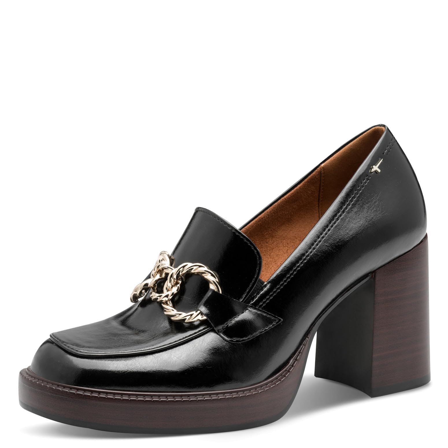 Tamaris Women's Damen Trotteur 1-24413-45 Loafer, Black, 7.5 UK
