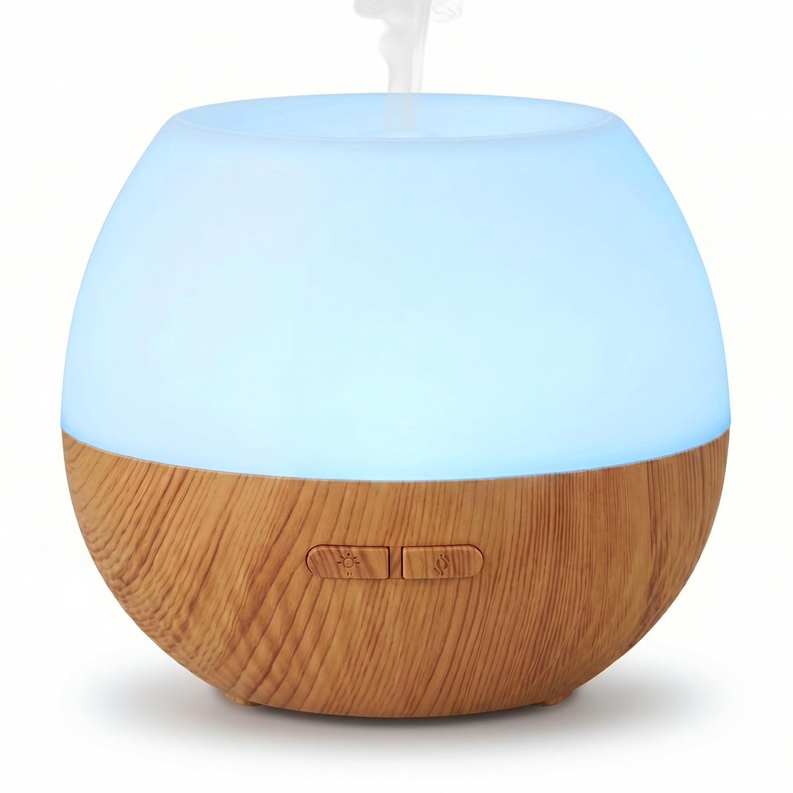 AESHORY 100ml Aroma Diffuser, Ultraschall Luftbefeuchter Aromatherapie Diffuser für Ätherische Öle, 7 Farbigem LED Licht, 2 Nebelmodi