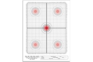 Rifle Paper Targets 200 Yard Zeroing MOA Sighting