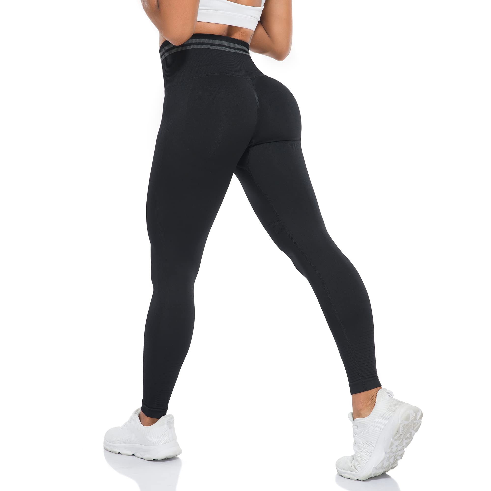 Women's Seamless High Waisted Yoga Leggings Stretch Gym Workout Running Leggings