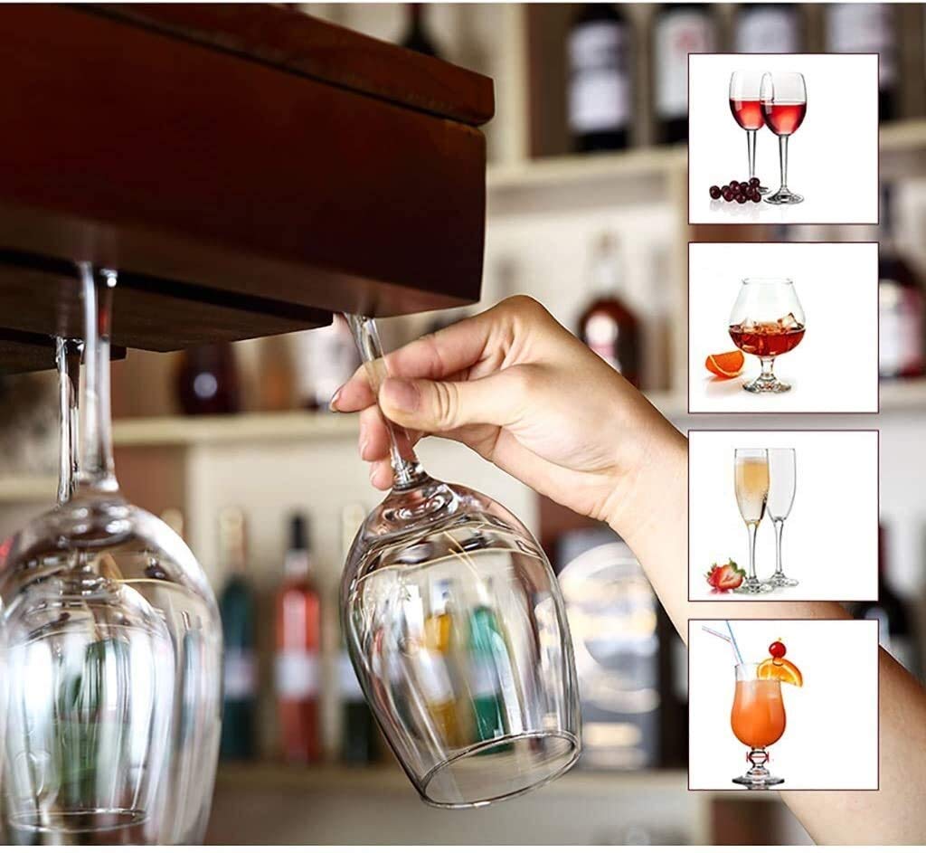 Portabottiglie Vento industriale Portabicchieri da vino retrò appeso Portabottiglie europeo per vino rosso Facile da installare Portaoggetti visione speranzosa Beauty Comes