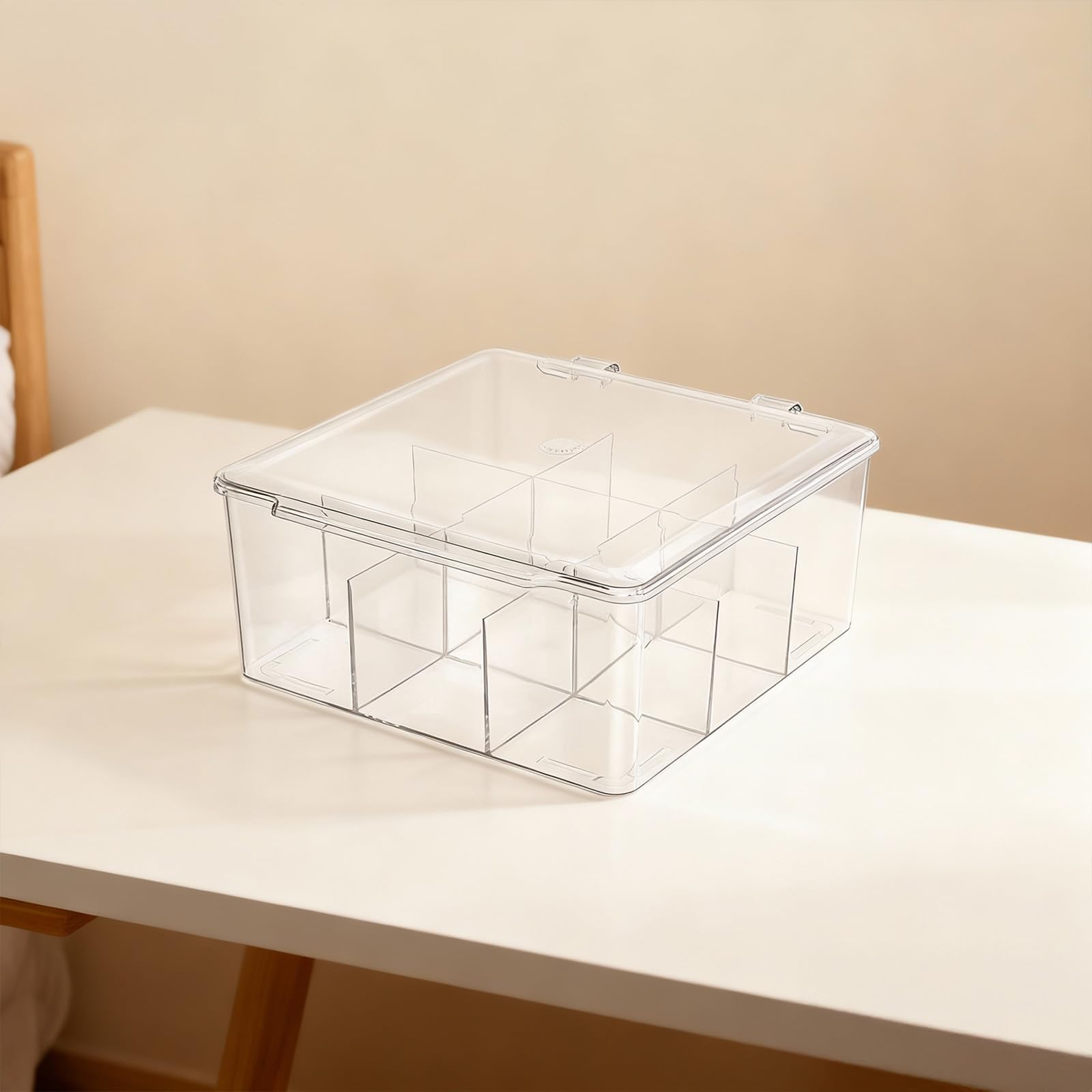 Scatola portaoggetti a 9 griglie per modellini di auto, in plastica trasparente, scala 1:64, organizer per auto giocattolo per oggetti da collezione, salvaspazio da scrivania