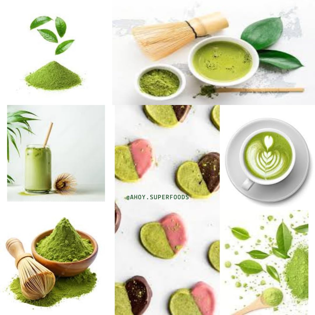 Ahoy! Japanese Matcha Green Tea Powder 1KG Bulk pack | Organic | Ceremonial Grade A | First Harvest | For Chefs, Restaurants, cafes, Bakers, and for the health conscious | 1 KG Pack - Image 6 thumbnail