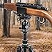 HUNTPAL Gun Clamp Rifle Saddle Mount, Hunting Shooting Tripod Rest with Arca-Swiss Switcheroo Capability, Aluminum Shooting Stick Head with 1/4
