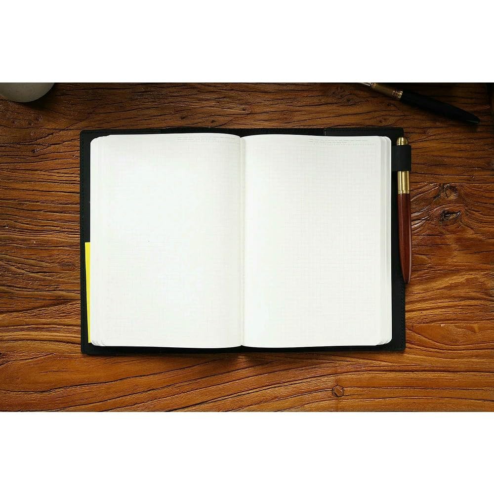 JJDFW Couverture de carnet de notes en cuir A5 A6 Agenda rétro original Journal Dessin Sketchbook Diary Cover