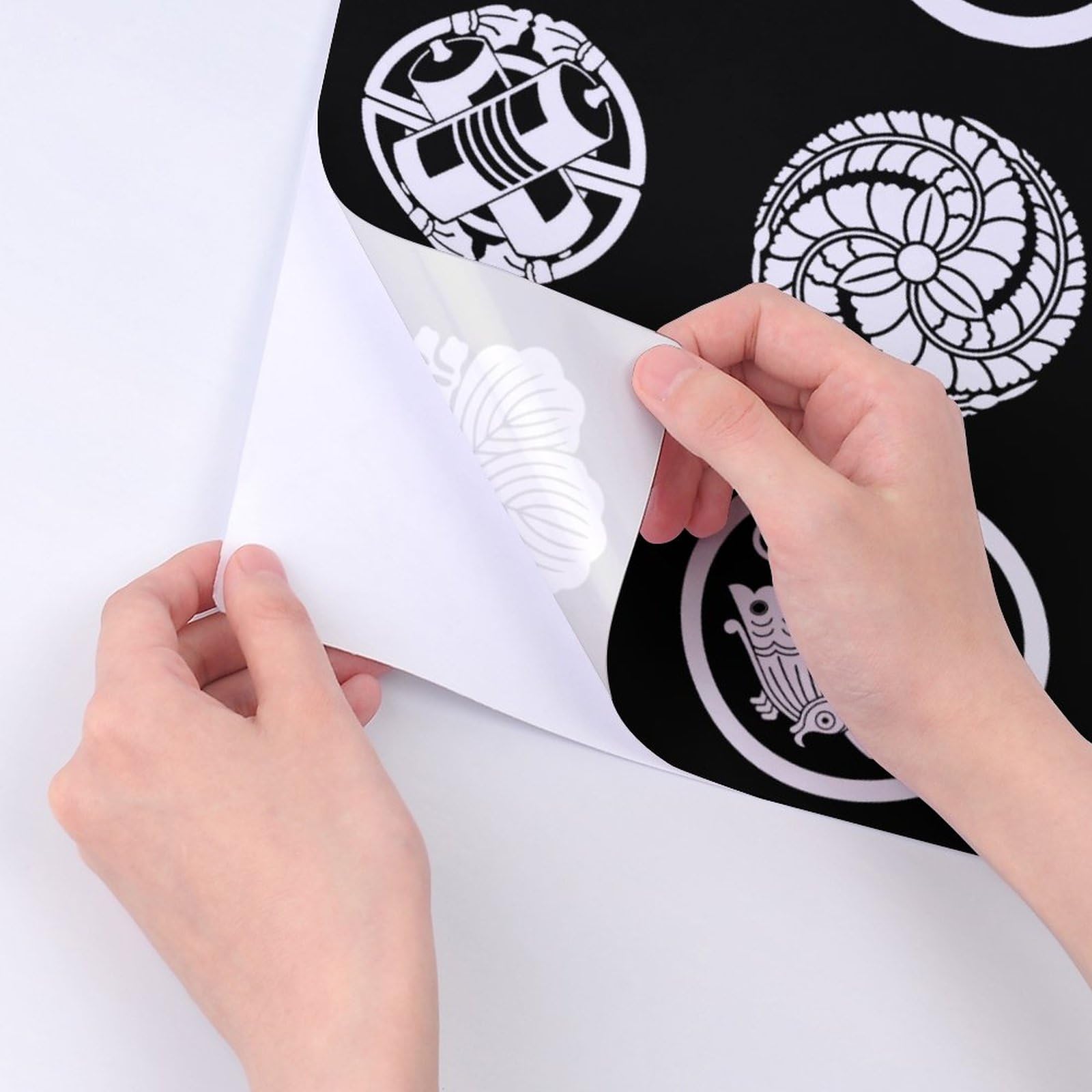 [115種類]家紋ステッカー　セット aa4cc407fbb2ece1708aefef944f5d