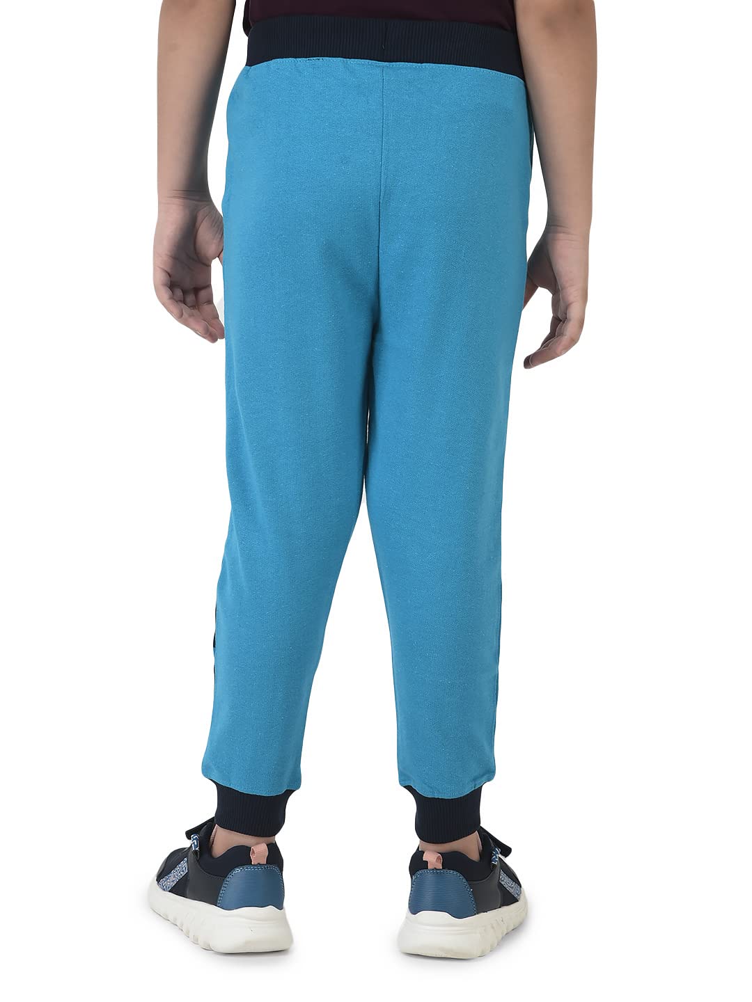 CuB McPAWS be curious Boys Cotton Track Pants | 4 to 12 Years (5-6 Years, Turquoise) Regular Fit 3