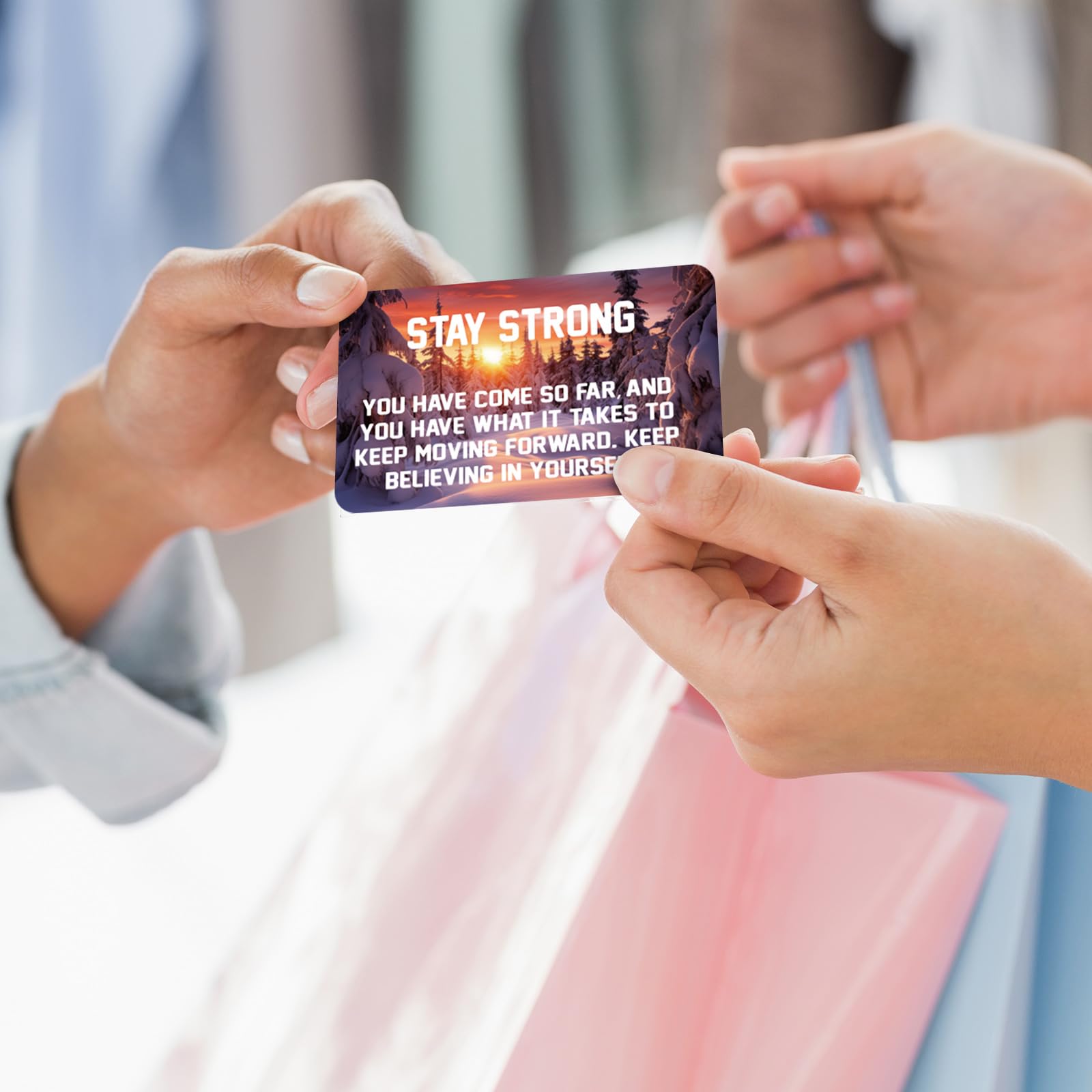 Motiskyy 300 tarjetas de aliento de recuperación de 3.5 x 2 pulgadas, tarjeta de afirmación positiva, regalos inspiradores de recuperación, tarjetas de felicitación en blanco para hombres y mujeres,