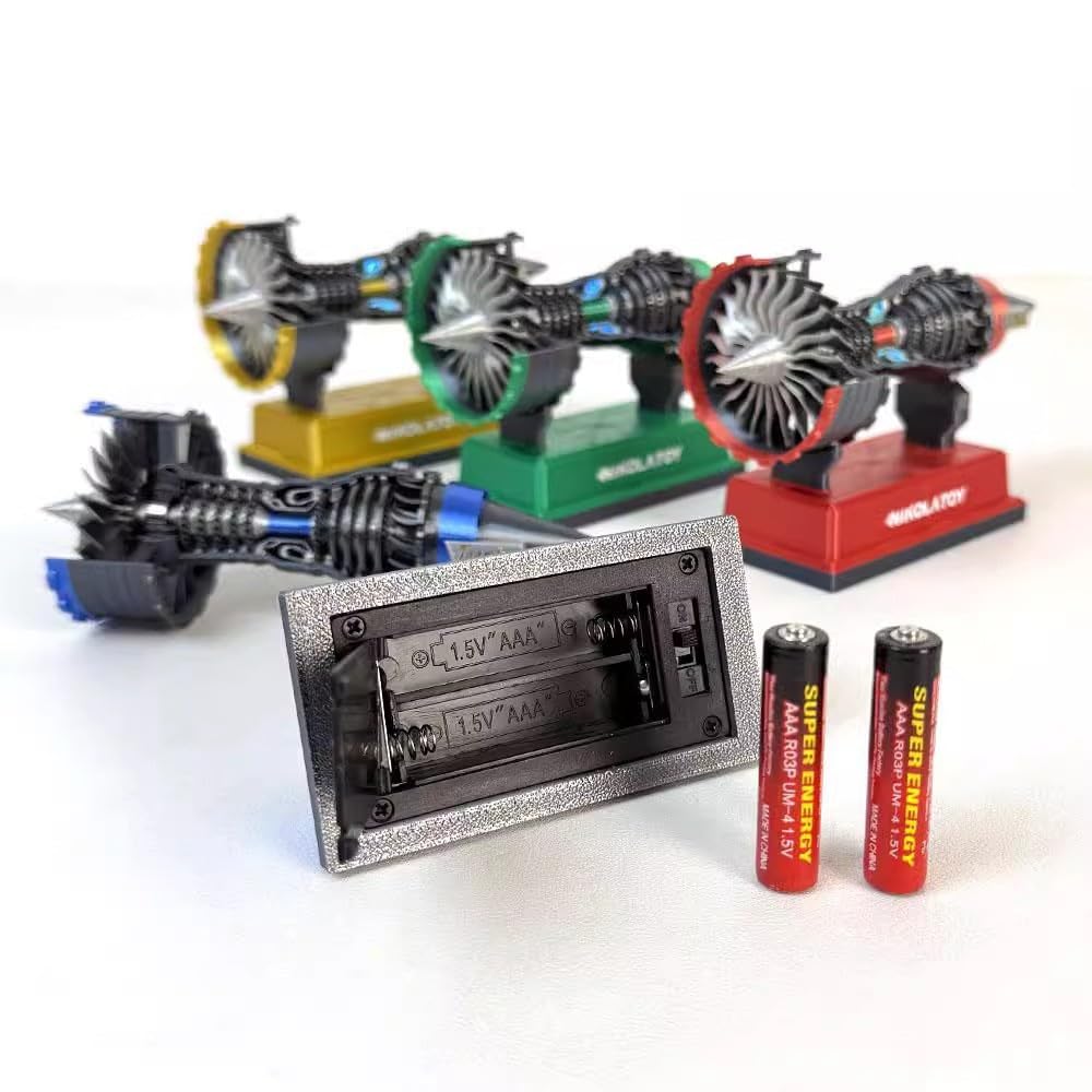 TR900 Super Turbofan Engine Model Kit 12 cm jouet moteur électrique avec piles AAA compatible rouge bleu vert jaune