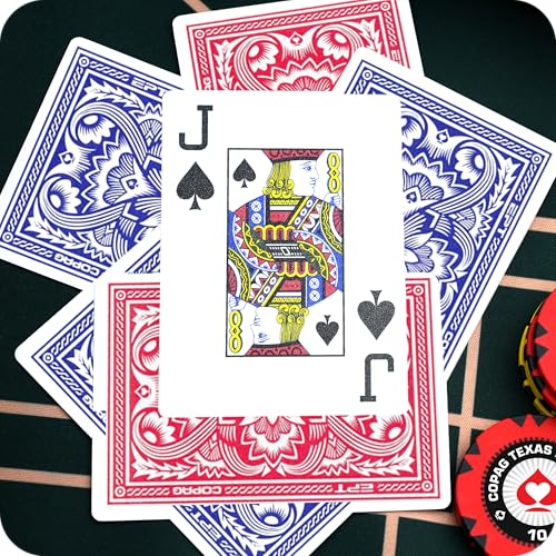 Image of CASINO KART Casinokart Copag GR Casino Poker Chip Set - 500 Chips with 2 Decks of Playing Cards & Dealer Button | Professional Poker Chipset