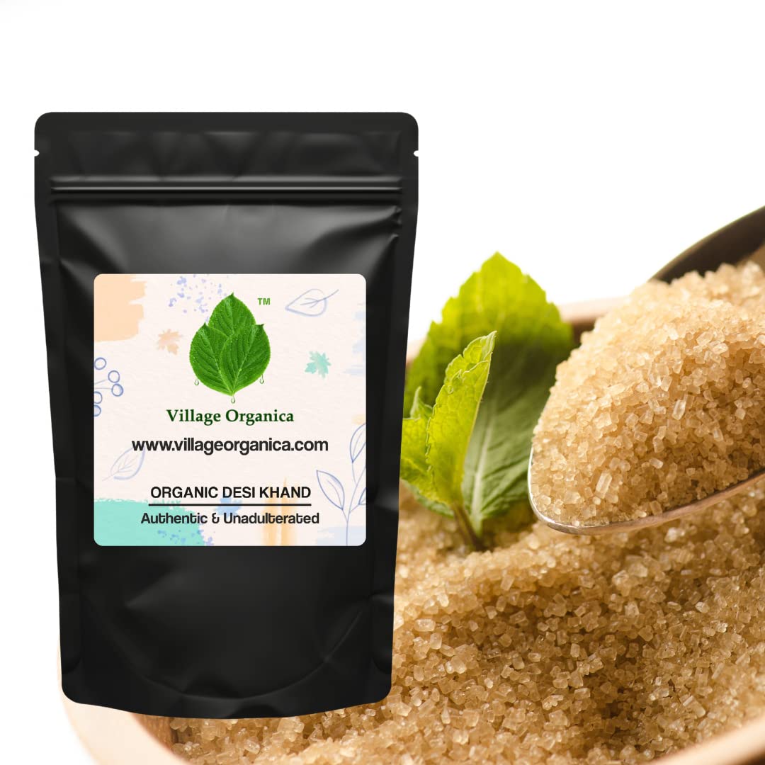 Village-Organica Desi Khand | Organic & Natural | Pure & Unrefined | Raw Sugar | Chemical Free |Storehouse of Nutrients | Immense Health Benefits | (1800) (B0CH516147) Amazon Price History, Amazon Price Tracker