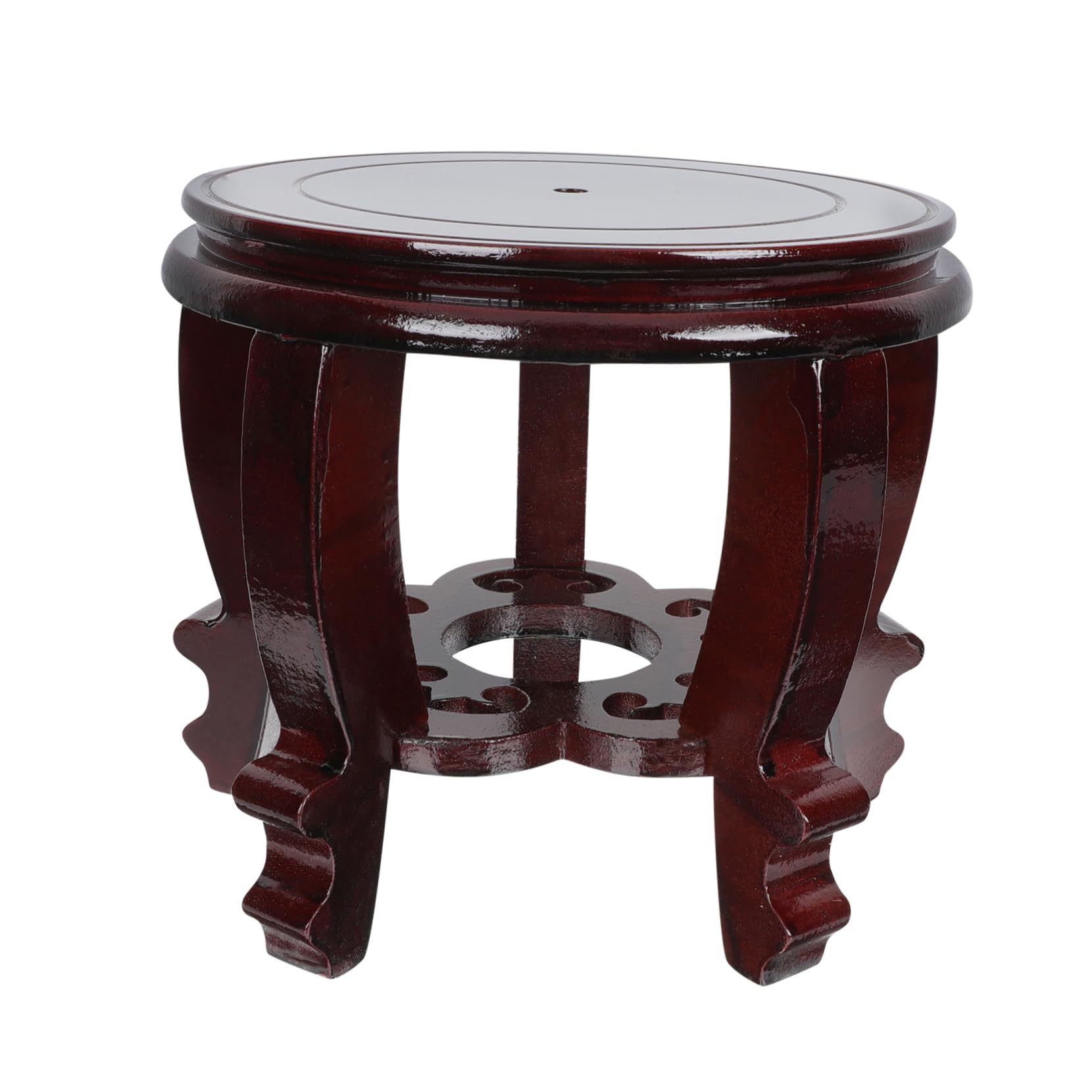 Soporte estable anti vuelco de madera para pecera en estudio