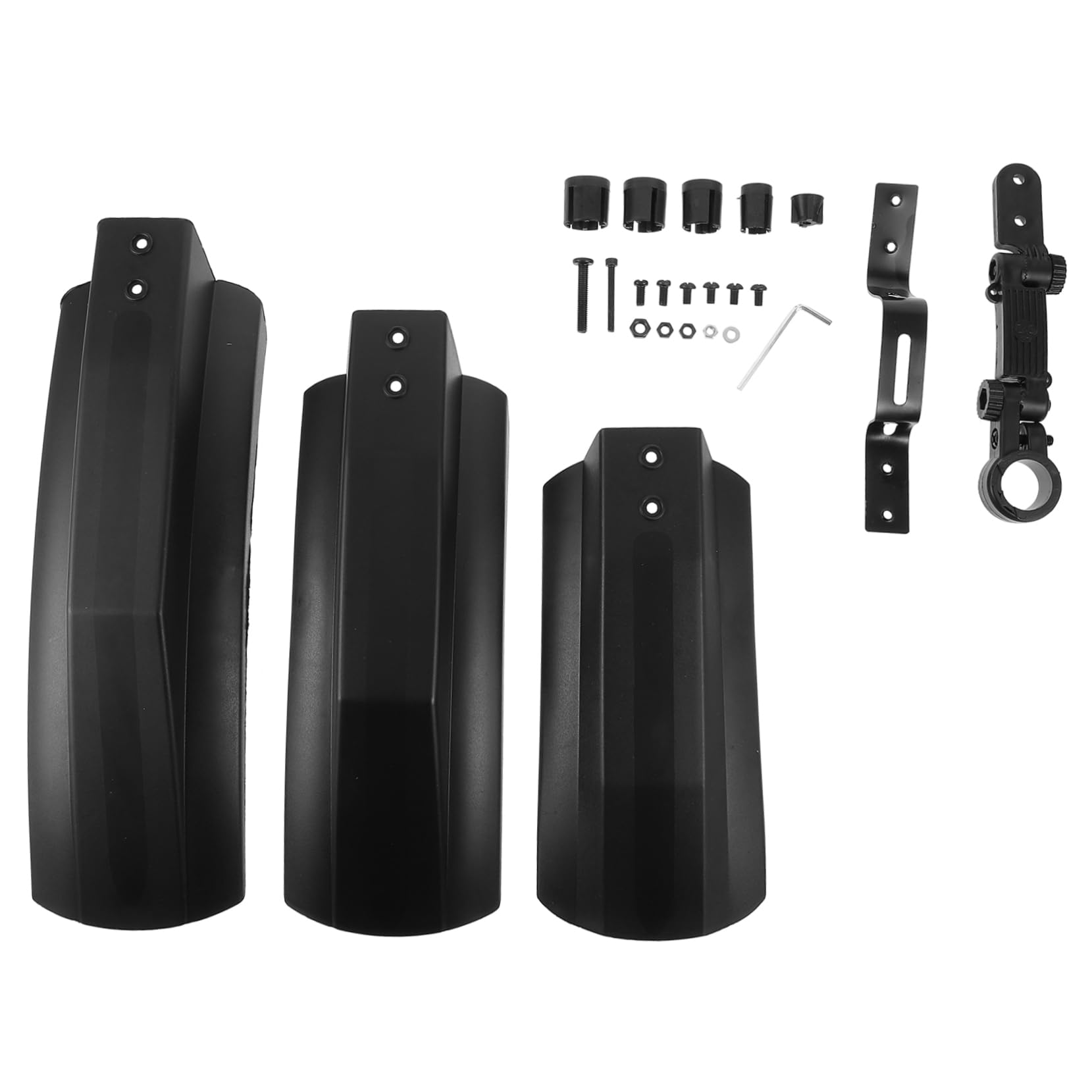 Sosoport Garde-Boue vélo Lunettes de Cyclisme Garde-Boue de Cyclisme Pratique chaîne de vélo béquille saleté Garde-Boue pour vélo Garde Boue vélo Garde Boue VTT Plastique Black