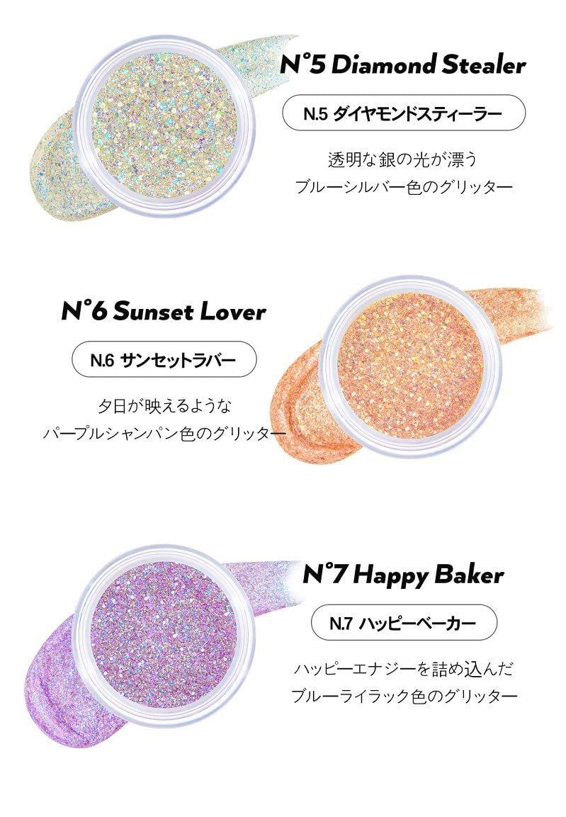 Amazon.co.jp: アイシャドウ ラメ アンリシア グリッタージェル 