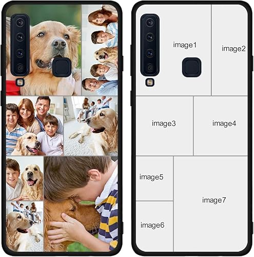 Funda de teléfono personalizada para Galaxy A9 2018, collages de múltiples imágenes, funda protectora a prueba de arañazos y caídas, funda