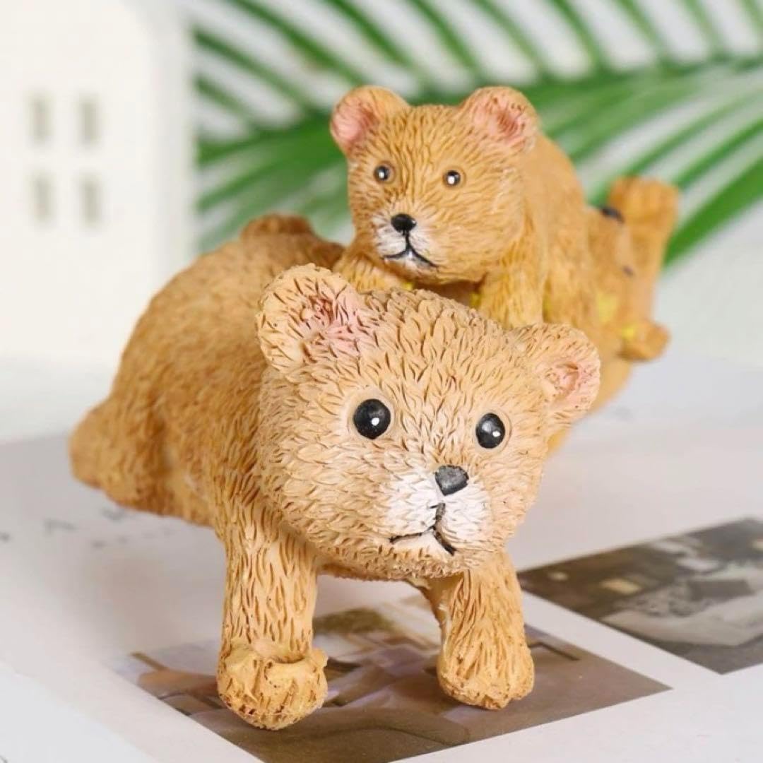 Amazon.co.jp: 置き物 オシャレ 熊 クマ オブジェ インテリア雑貨 幸運