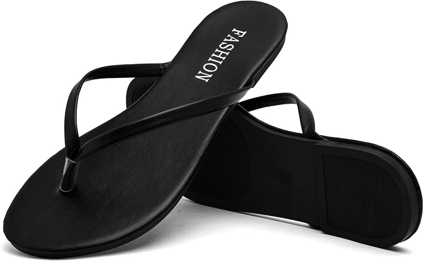 MUQGAOP Flip Flops for Women Sandals Beach Summer Casual Comfortable Non-slip beach go vacationing travel flip-flops sandals for women 2025
