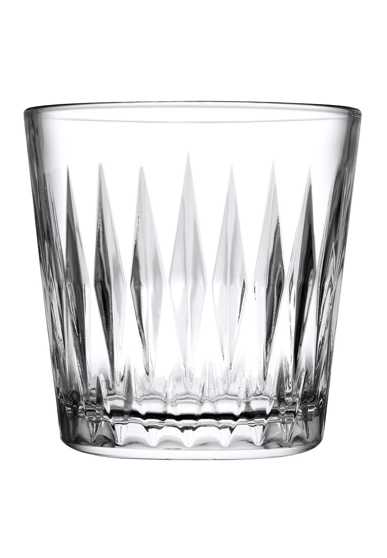 Luzia Whiskey Glass from The Original from Turkey | Unique & Stylish Glassware for Whiskey, Scotch & Liqueur | Perfect for House Parties & Restaurants (6 pcs, 300 ml, Clear).