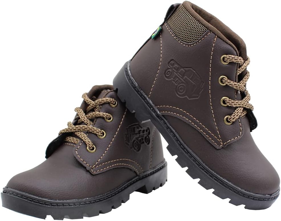 Bota Gibizinho Adventure Infantil Coturno Marrom
