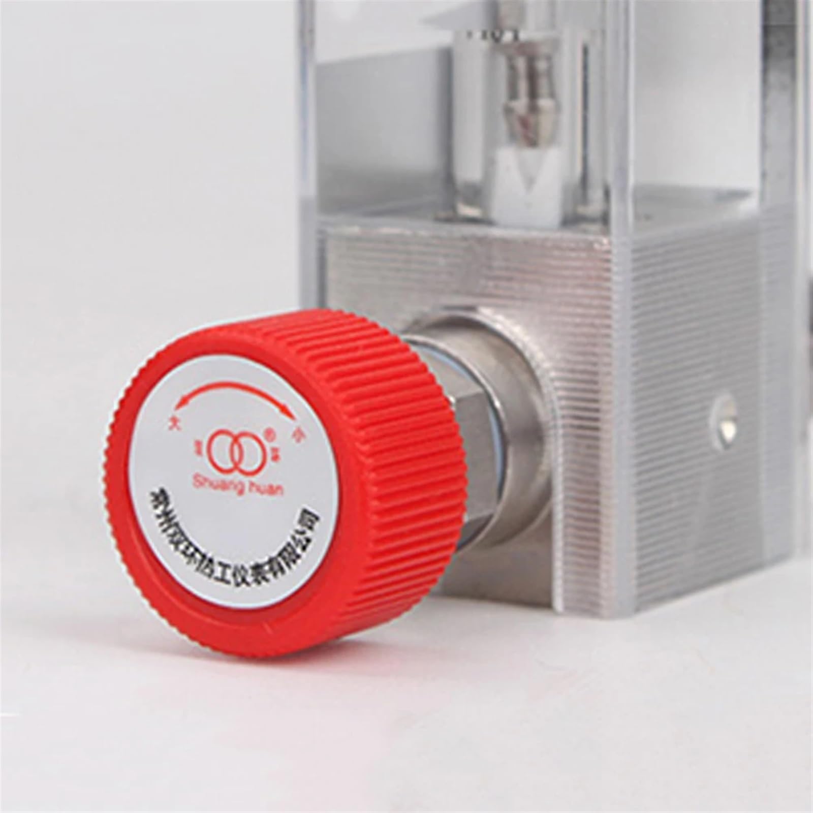 LZB Panel Gas Luft Durchflussmesser Rotameter Mit Regelventil(Gas,10-100ml Per Min)