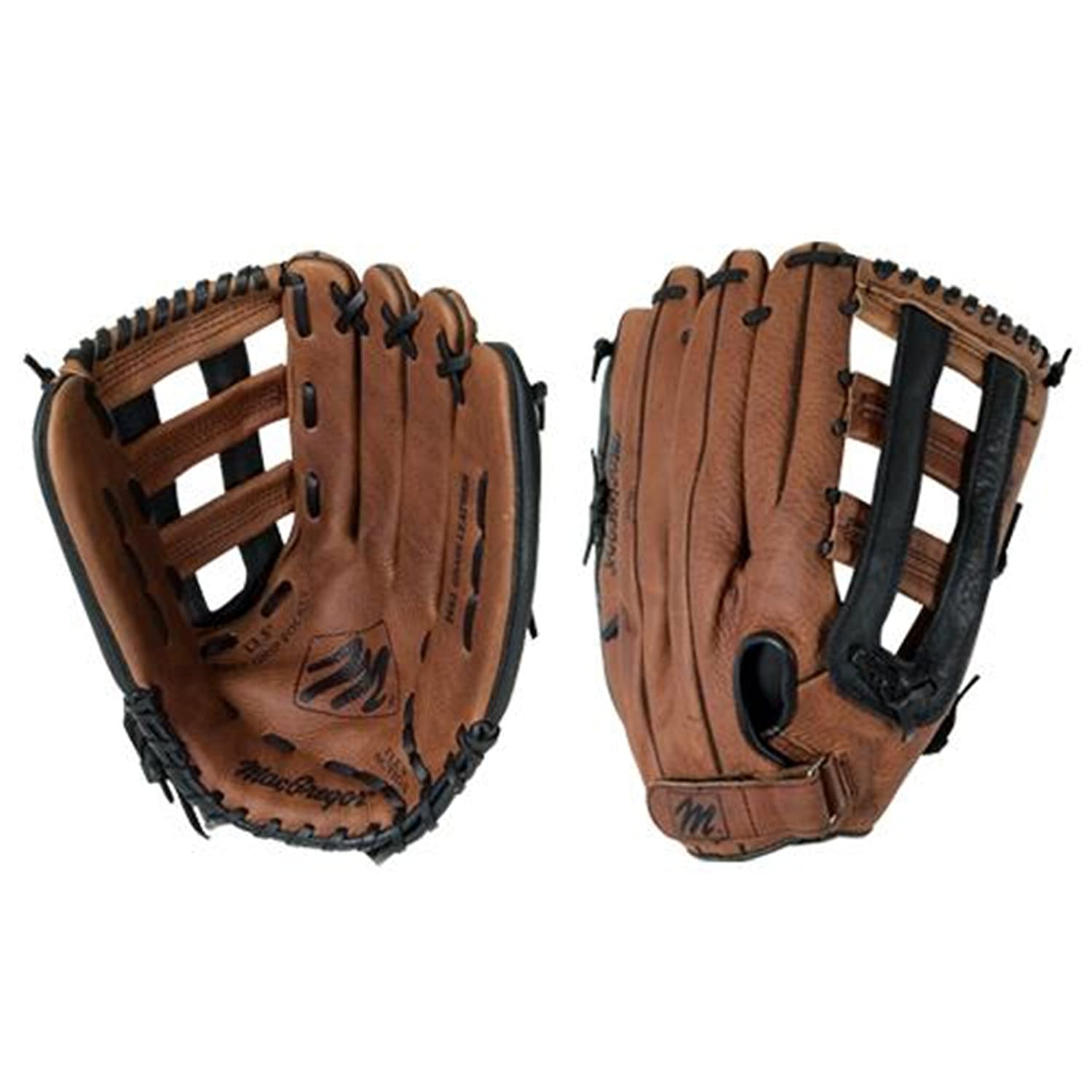 Amazon.com : MacGregor Mac Leather Fielders Glove Fits Right Hand