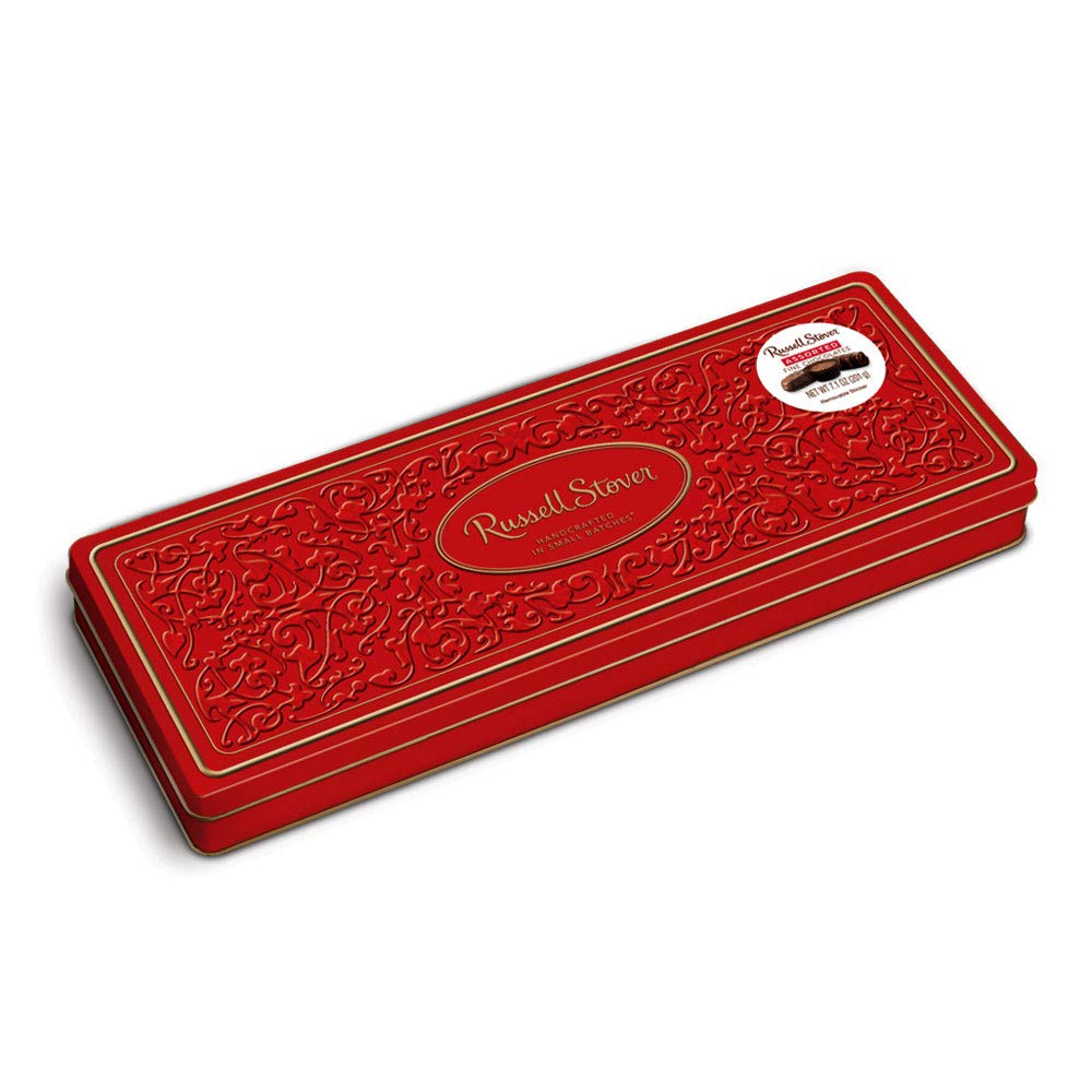 Russell Stover Assorted Fine Chocolates Gift Tin 7.1 Oz (3