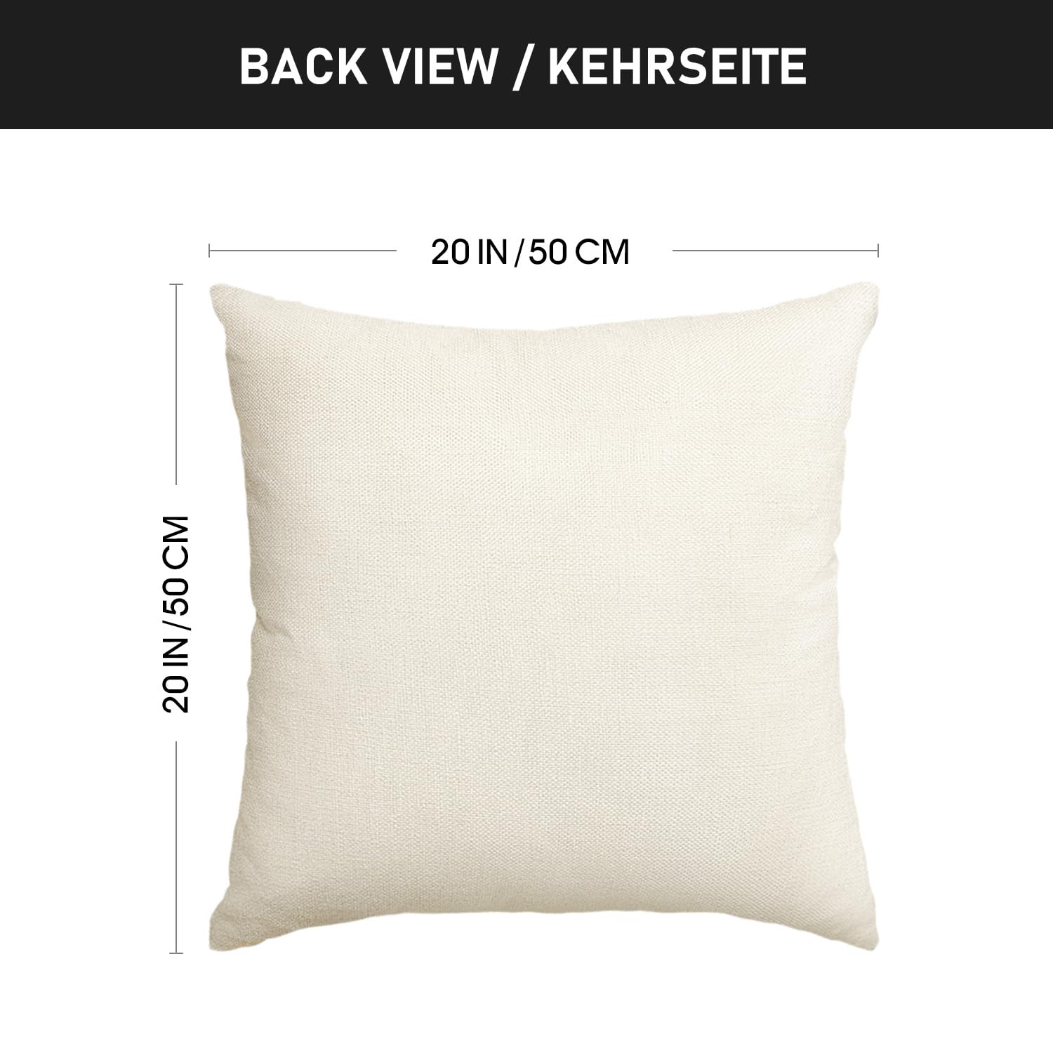 Artoid Mode Set van 4 decoratieve kussenslopen, 45 x 45 cm, crèmewit dahlia's, voor bank, woonkamer, buiten
