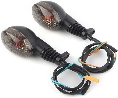 GZYF 1 par de luces LED intermitentes para motocicleta KAWASAKI NINJA 250R 2008-2012 / KLX 250SF 2009-2010 / KLX250S 2009-2014 / VN 650 Vulcan S