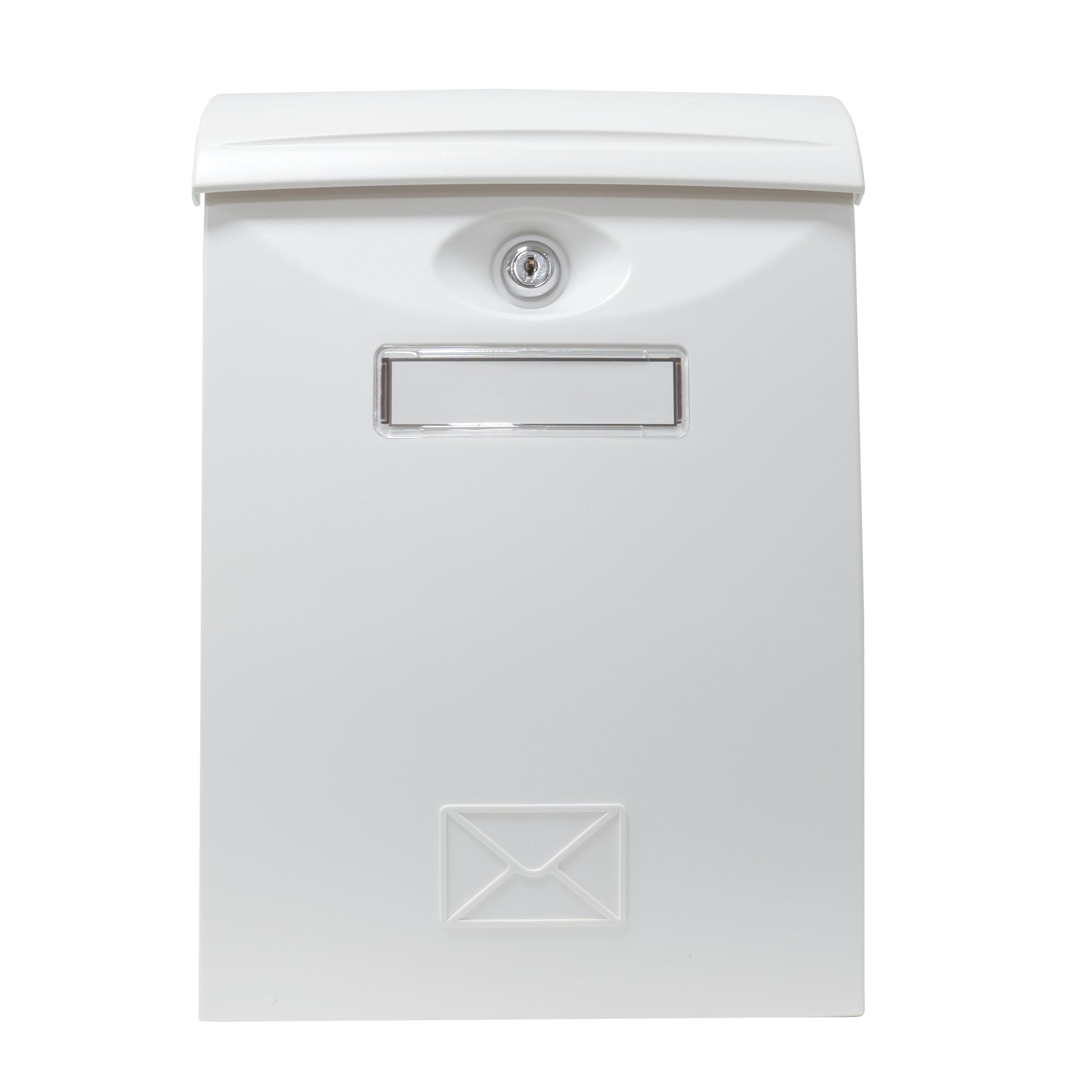 Amig - Buzón Exterior Modelo 7 Amig - Diseño Moderno y Actual - Alta Resistencia Plástico - Fácil Instalación - Privacidad y Seguridad - Blanco - Plástico